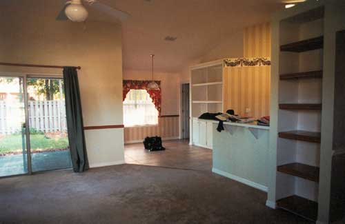 greatroom facing dining